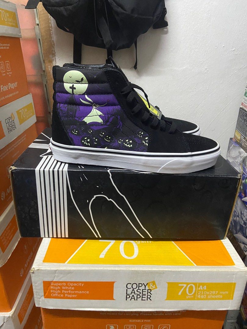 Vans Sk8 Hi x Nightmare Before Christmas Men s Fashion Footwear Sneakers on Carousell