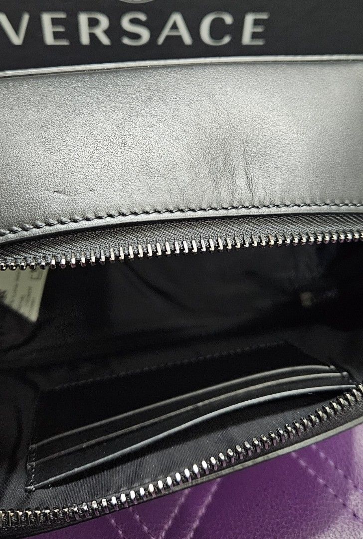 Versace Greca Crossbody Bag Ribbon