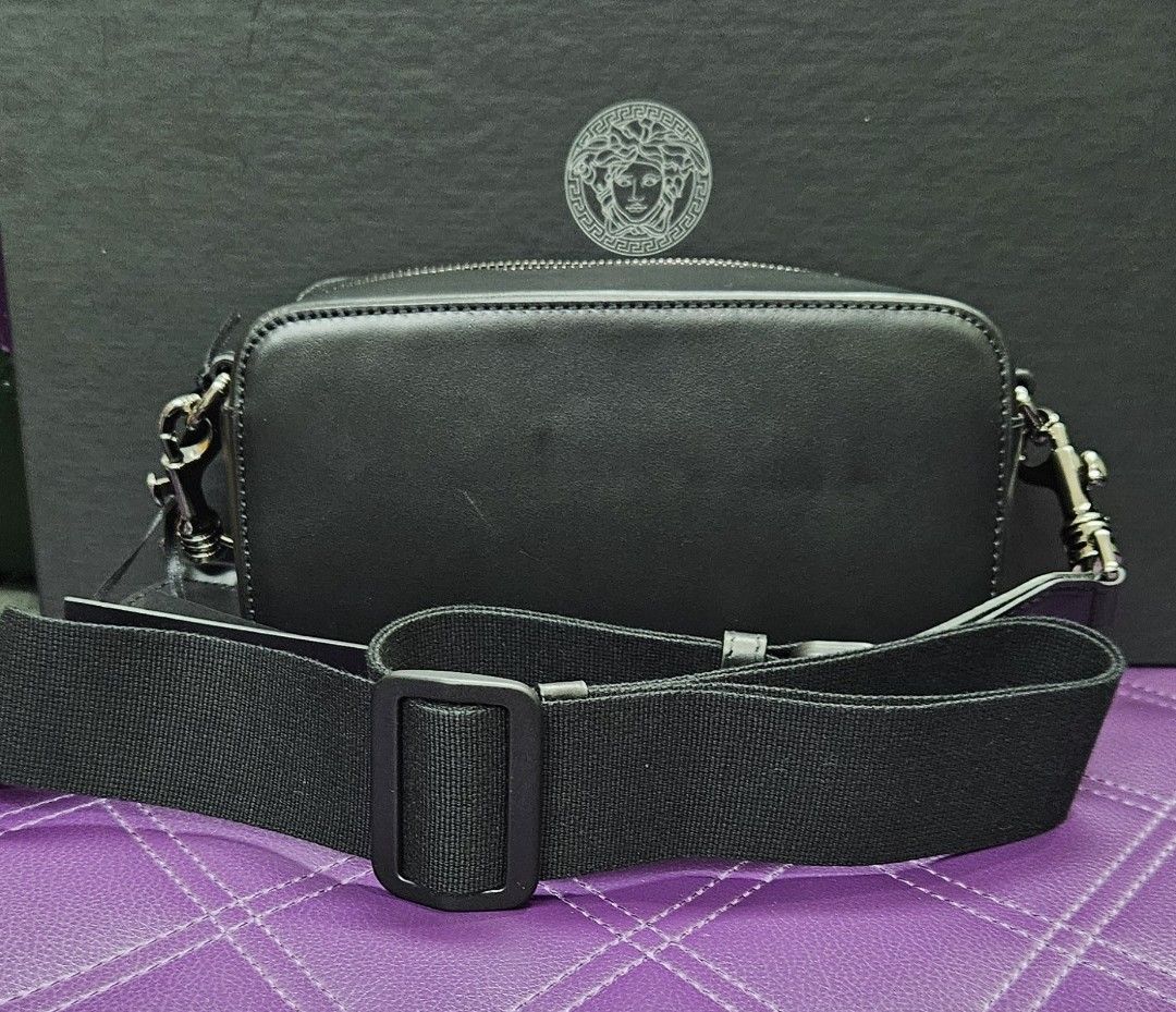 Versace Greca Crossbody Bag Ribbon