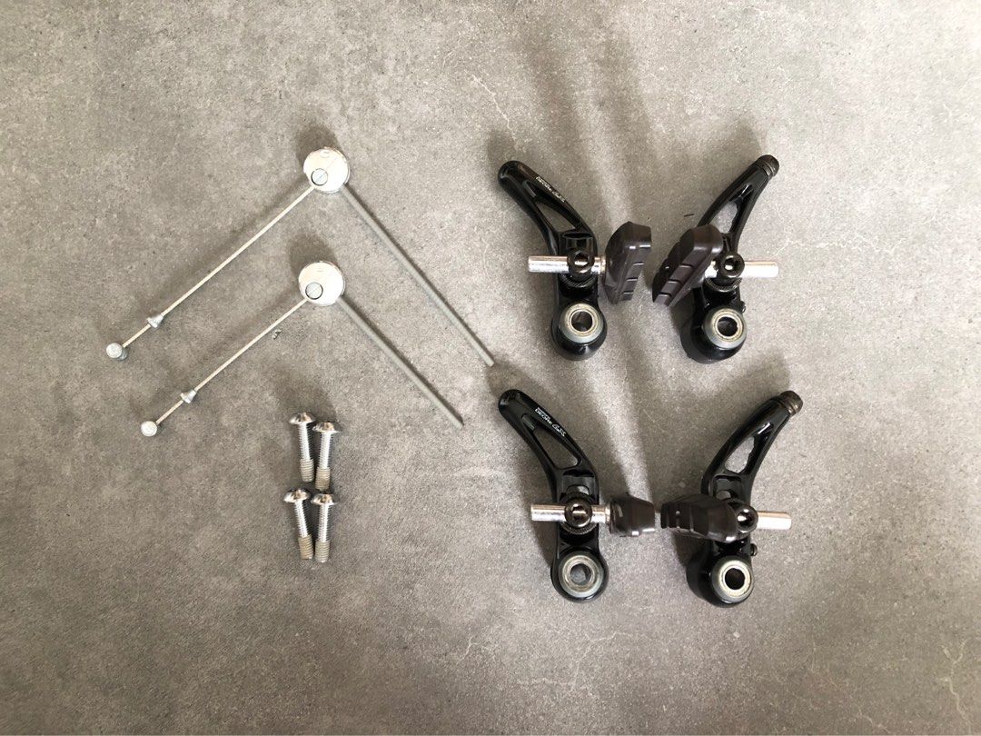 Vintage Retro Shimano Deore LX Black Cantilever Brakes Mtb Mountain Bike Touring Steel Bicycle Sports Equipment Bicycles Parts Parts Accessories on Carousell
