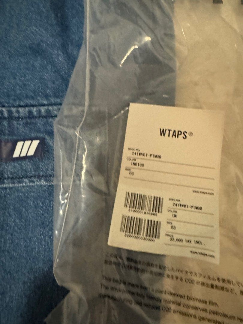 Wtaps denim shorts size 3 L MILS2301, 男裝, 褲&半截裙, 長褲 Wtaps denim shorts size 3 L MILS2301, 男裝, 褲&半截裙, 長褲