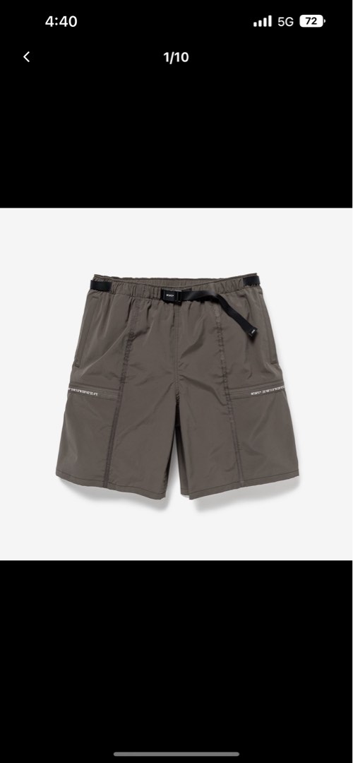 Wtaps SPSS2001 / SHORTS / POLY. TUSSAH, 男裝, 褲＆半截裙