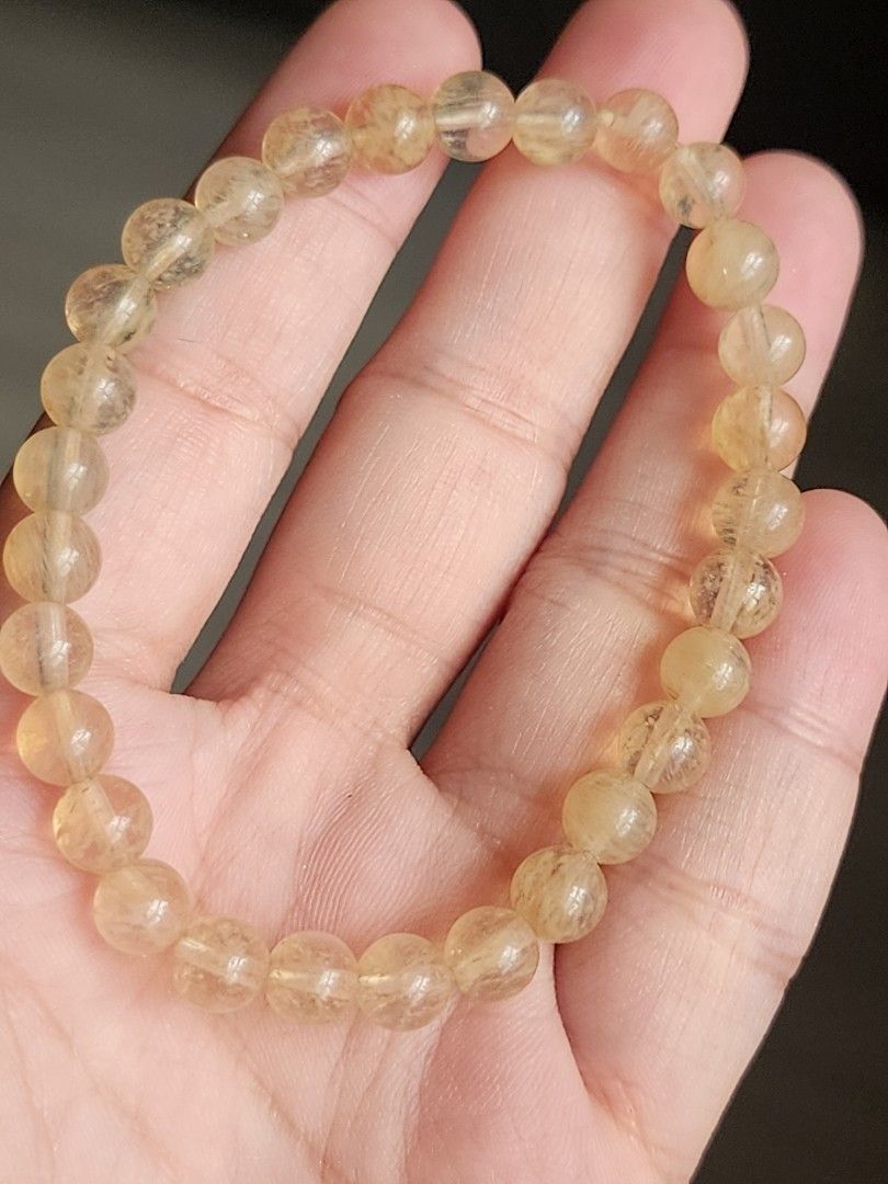 Yellow Quartz Bracelet Women s Fashion Jewelry Organizers Bracelets on Carousell