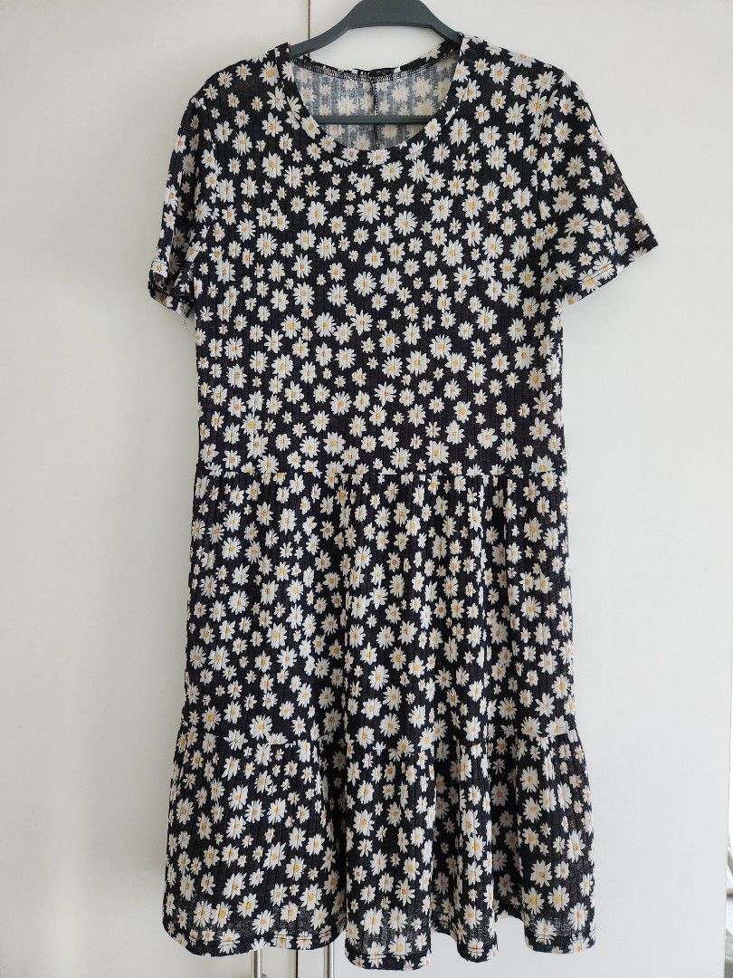Daisy print dress zara clearance