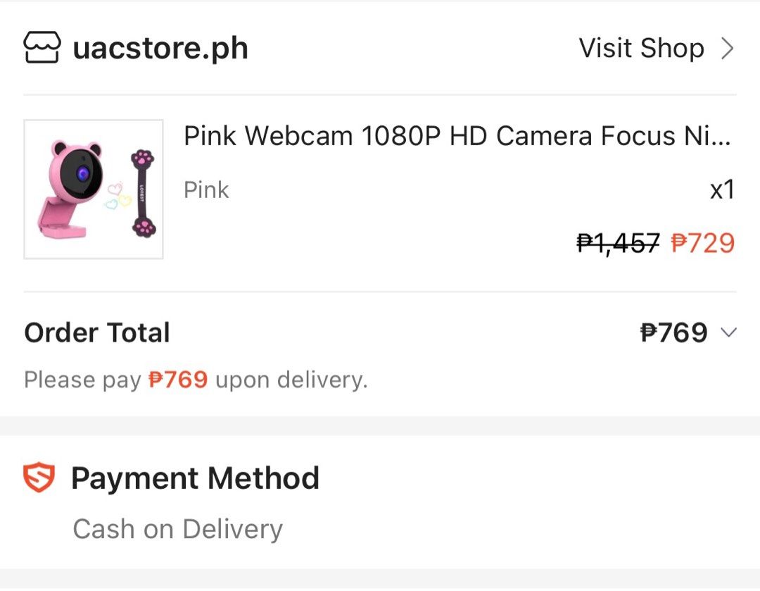 1080P HD WEBCAM W/ MIC (Category: Webcams) located in Las Pinas. Submitted by jamesmortilla (Listing ID 1313382516, Image 3). Description: 1080P HD WEBCAM W/ MIC - Still works in HD, I tested it - Issue: The connection cord is a bit loose, but it works if you place it a certain way. It’s a micro usb cord. Originally bought for PHP729 Slightly negotiable Payment methods: Gcash (payment first) Delivery via Lalamove or J&T. Shipping fee shouldered b