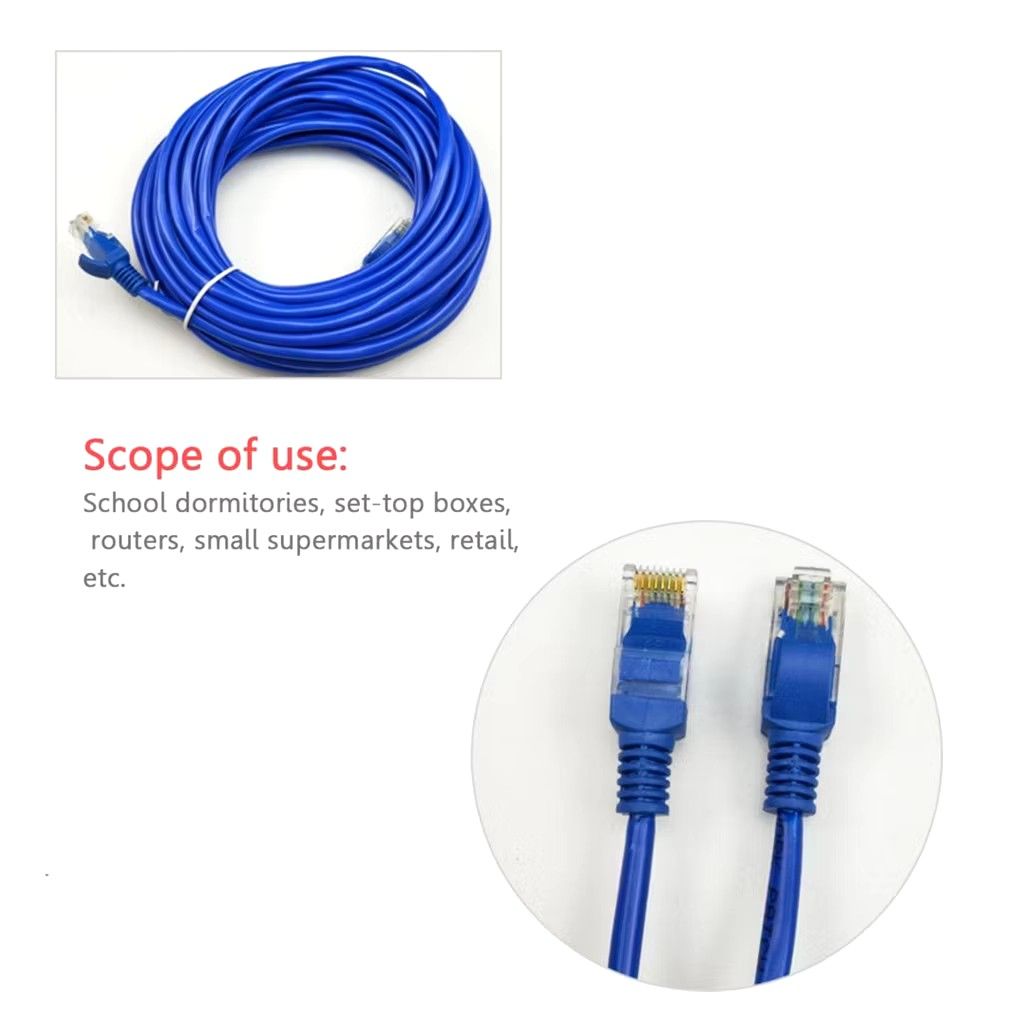 5M Ethernet Cat 6 Gigabit Cable LAN High Speed Transmission Network ...