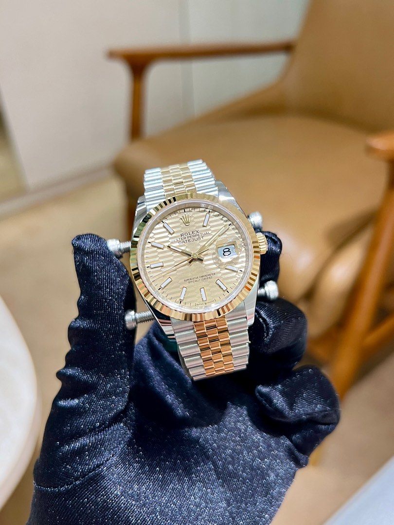 Datejust 36 oystersteel and yellow gold discount