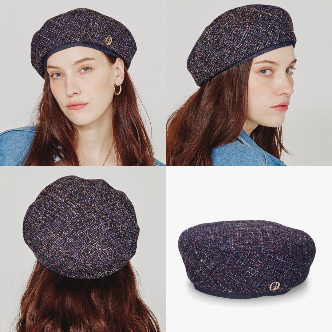 Chapeau d' O Flower Lace Denim Beret（Chapeau d' O Flower