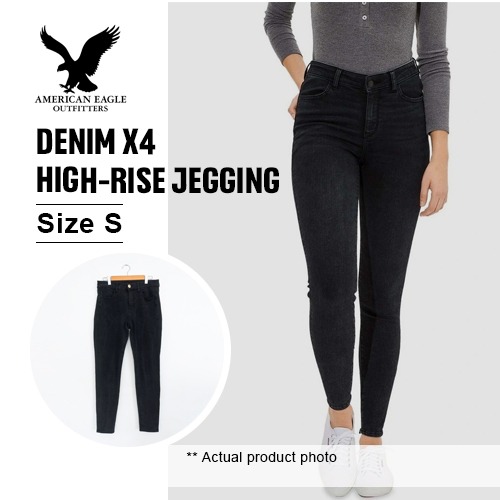 American eagle black high rise jegging clearance