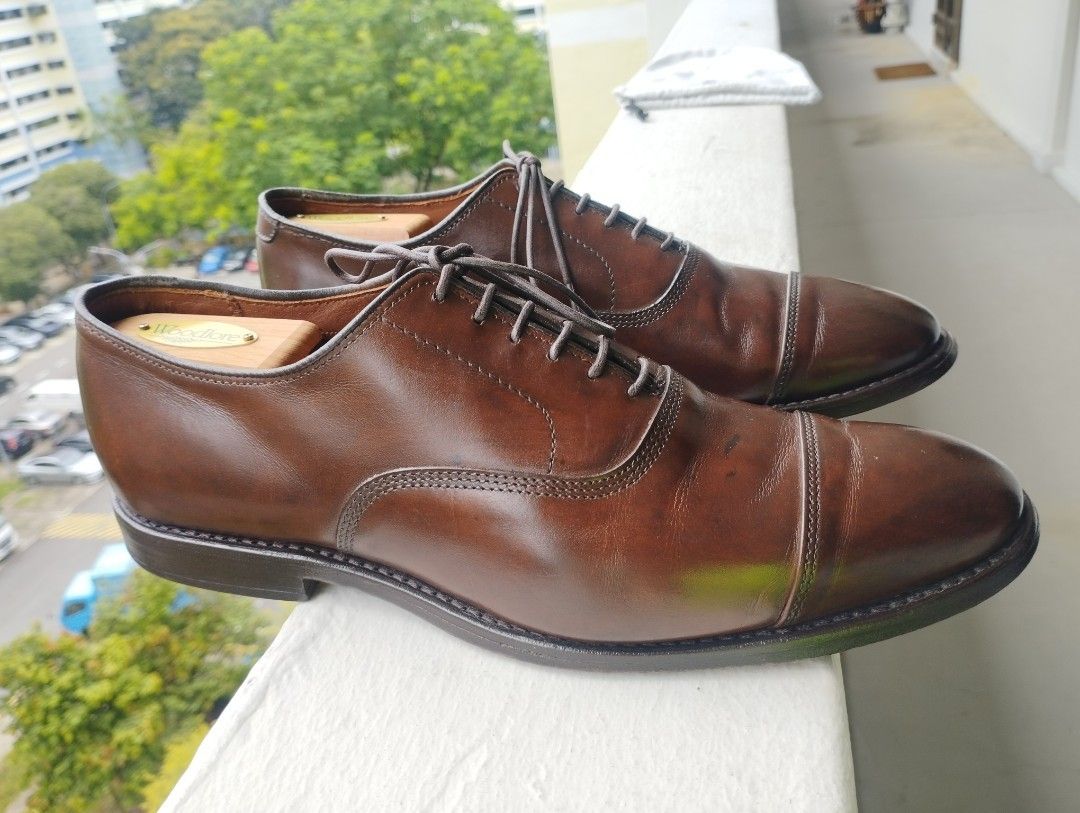 Allen edmonds full grain leather sale