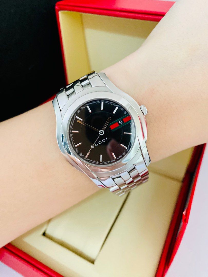 Authentic Gucci 5500 Xl Watch for Men s Men s Fashion Watches Accessories Watches on Carousell