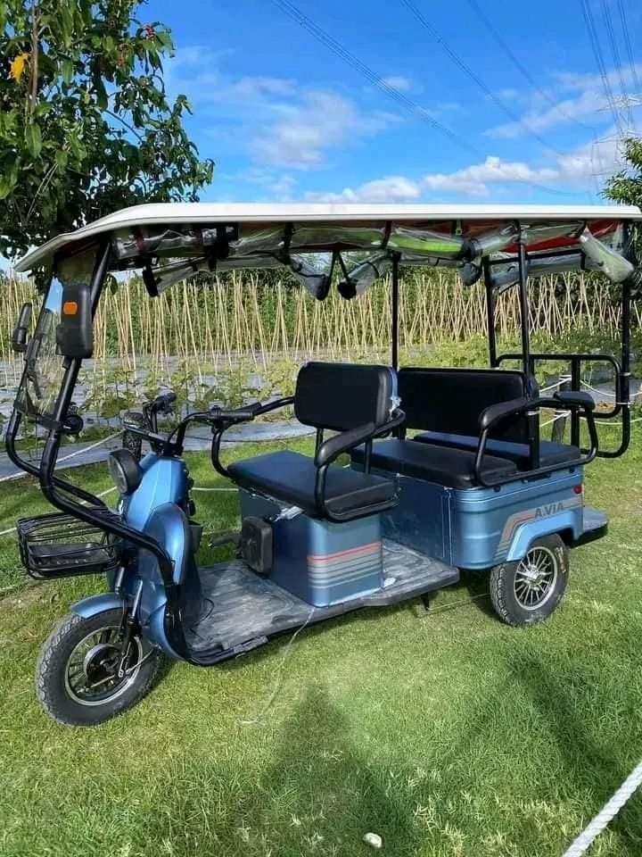 avia scorpion 3wheels 6 seater (Category: Bicycles) located in Manila. Submitted by saguittarian06 (Listing ID 1313328117, Image 3). Description: P53,000 AVIA SCORPION 🔥 3WHEELS 6 SEATER🔥 📌1200watts LABAN SA AHUNAN!💪 ✨KAYA 8 TAO SAKAY 📌72v 20ahmp. 📌FOOT BREAK 📌HAND BREAK IPAPARK SA PATAAS. 📌10 G TIRE SIZE 📌60-70 kph ✅70-80 km 📌TUBELESS 📌with REVERSE 📌SIGNAL LIGHTS 📌with COMPARTMENT 📌with TRAPAL 📌with SIDE MIRROR 📌AUTOMATIC WIPER �