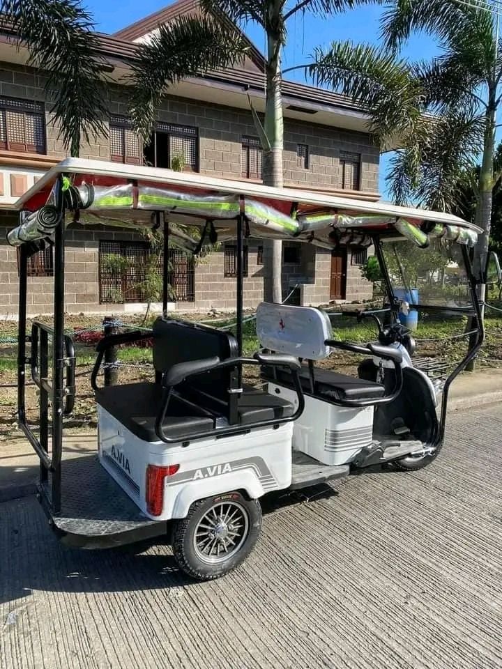 avia scorpion 3wheels 6 seater (Category: Bicycles) located in Manila. Submitted by saguittarian06 (Listing ID 1313328117, Image 2). Description: P53,000 AVIA SCORPION 🔥 3WHEELS 6 SEATER🔥 📌1200watts LABAN SA AHUNAN!💪 ✨KAYA 8 TAO SAKAY 📌72v 20ahmp. 📌FOOT BREAK 📌HAND BREAK IPAPARK SA PATAAS. 📌10 G TIRE SIZE 📌60-70 kph ✅70-80 km 📌TUBELESS 📌with REVERSE 📌SIGNAL LIGHTS 📌with COMPARTMENT 📌with TRAPAL 📌with SIDE MIRROR 📌AUTOMATIC WIPER �