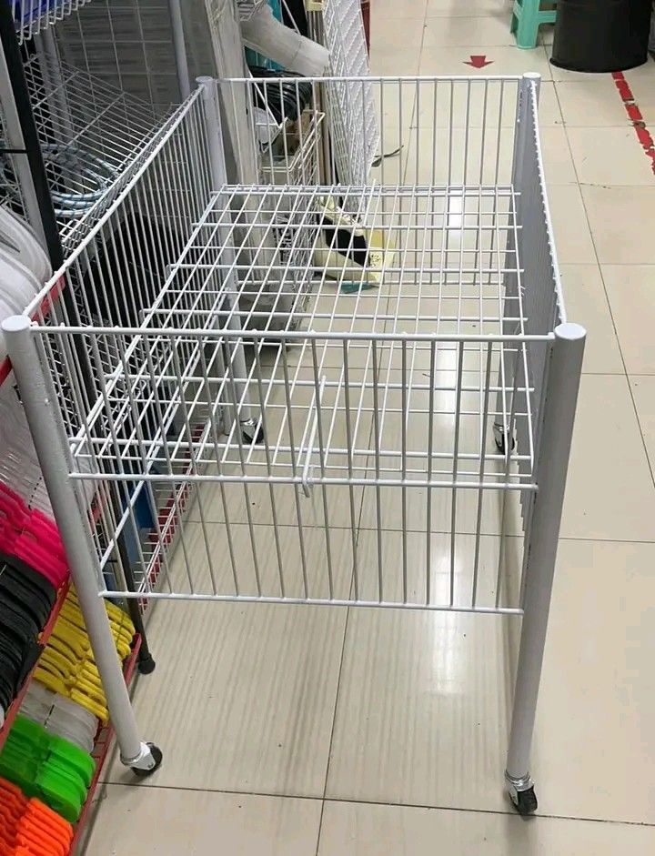 Bargain Rack Display Stand White (Category: Storage Boxes & Baskets) located in Manila. Submitted by 09369633327 (Listing ID 1313235259, Image 1). Description: Brand New Onhand Items ‼️ Bargain rack Display Stand White Buy now 😊.