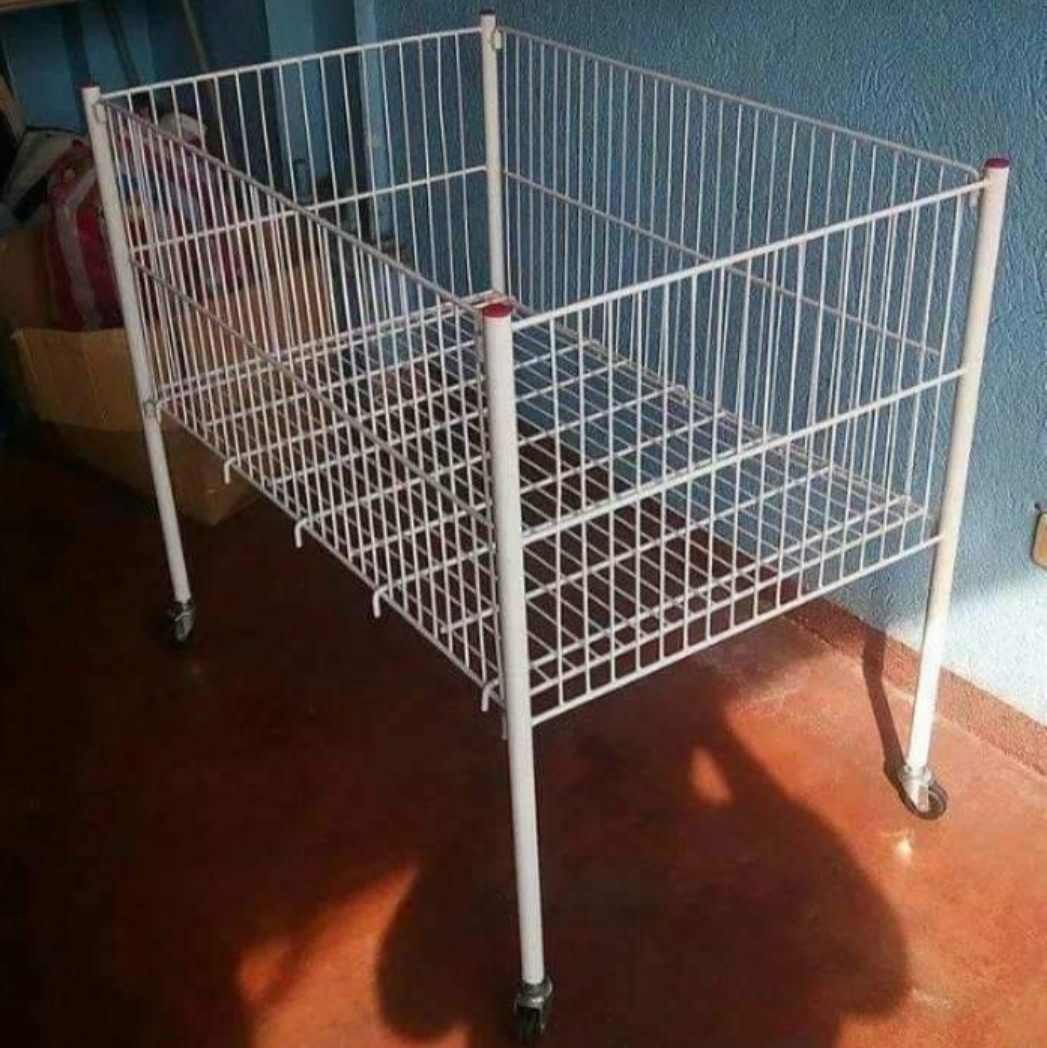 Bargain Rack Display Stand White (Category: Storage Boxes & Baskets) located in Manila. Submitted by 09369633327 (Listing ID 1313235259, Image 2). Description: Brand New Onhand Items ‼️ Bargain rack Display Stand White Buy now 😊.