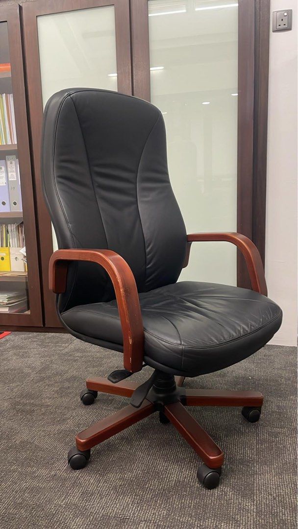 benel leather office chair