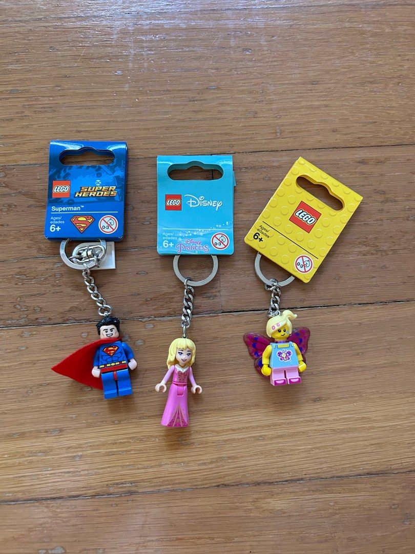 Brand new BN Lego Keychain princess superhero Hobbies Toys Memorabilia Collectibles Vintage Collectibles on Carousell