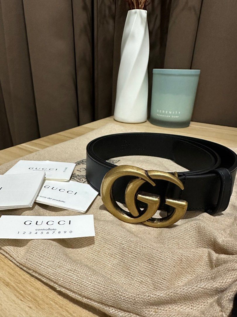 Brand new Original Gucci Belt 85 Women s Fashion Watches Accessories Belts on Carousell
