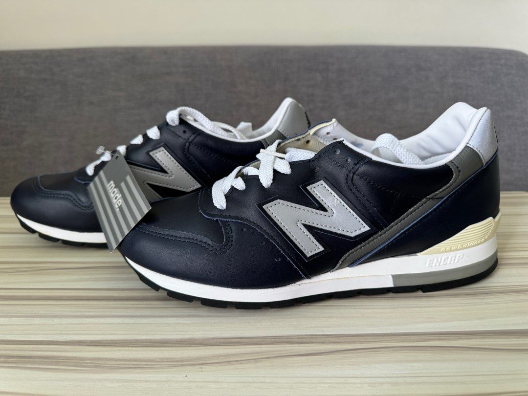 Brand new with box and tag. Made in USA New Balance 996 in Navy Blue UK 9.5 Men s Fashion Footwear Sneakers on Carousell