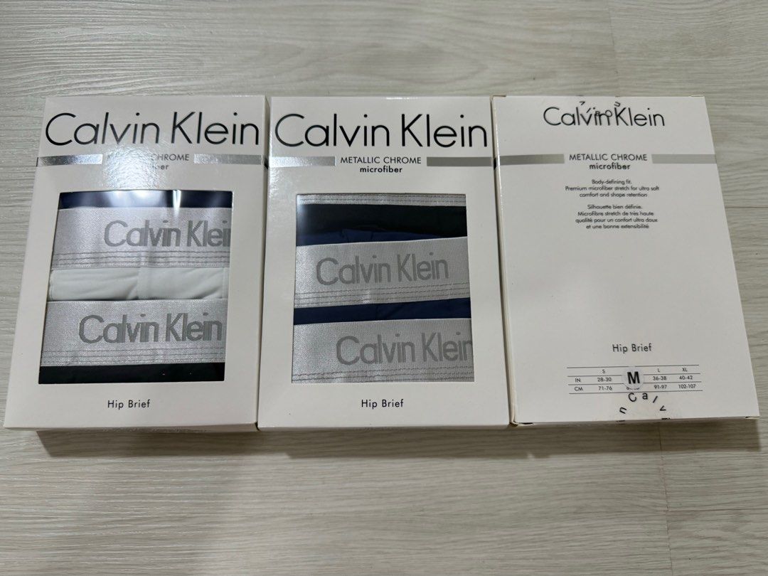 Calvin klein metallic chrome microfiber hot sale