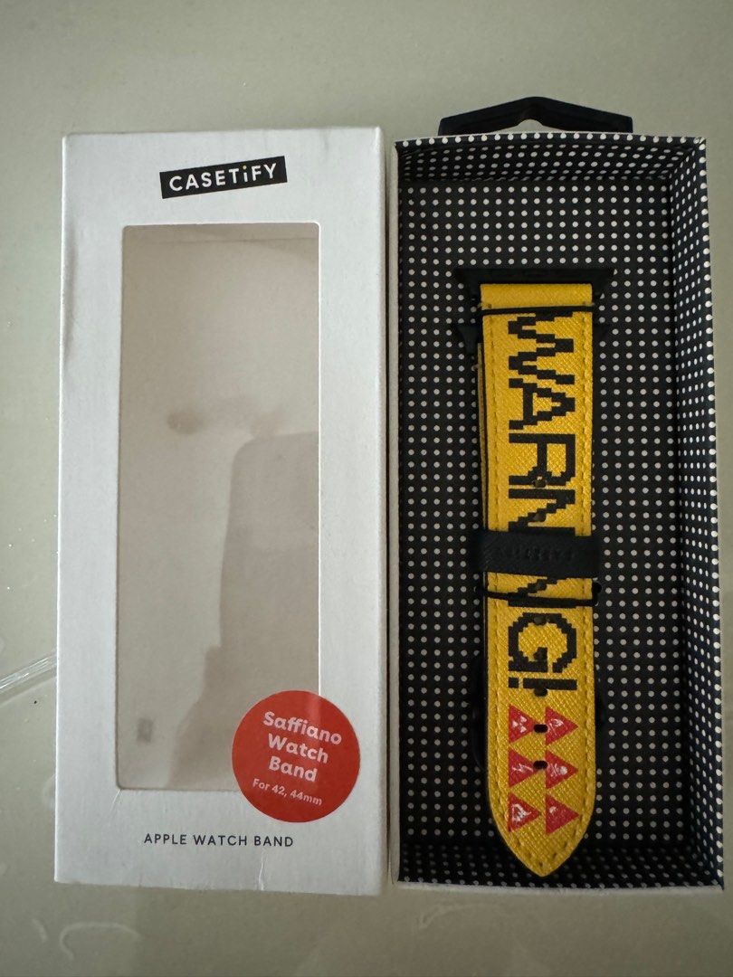Casetify saffiano leather band top