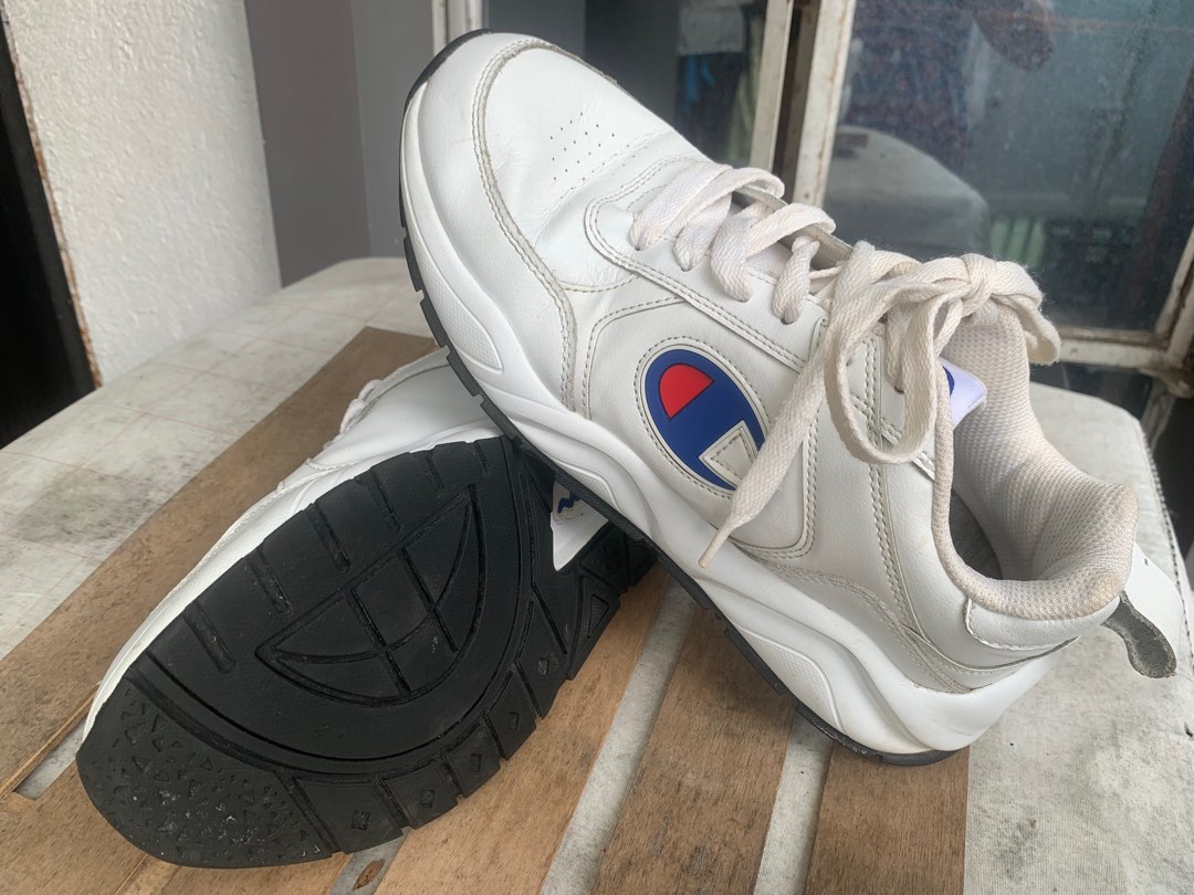 Champion Men s Shoes 93Eighteen Classic Lace Up Casual Running Walking Sneaker White 9 Men s Fashion Footwear Sneakers on Carousell