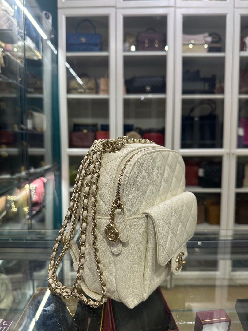 Chanel cc day backpack best sale