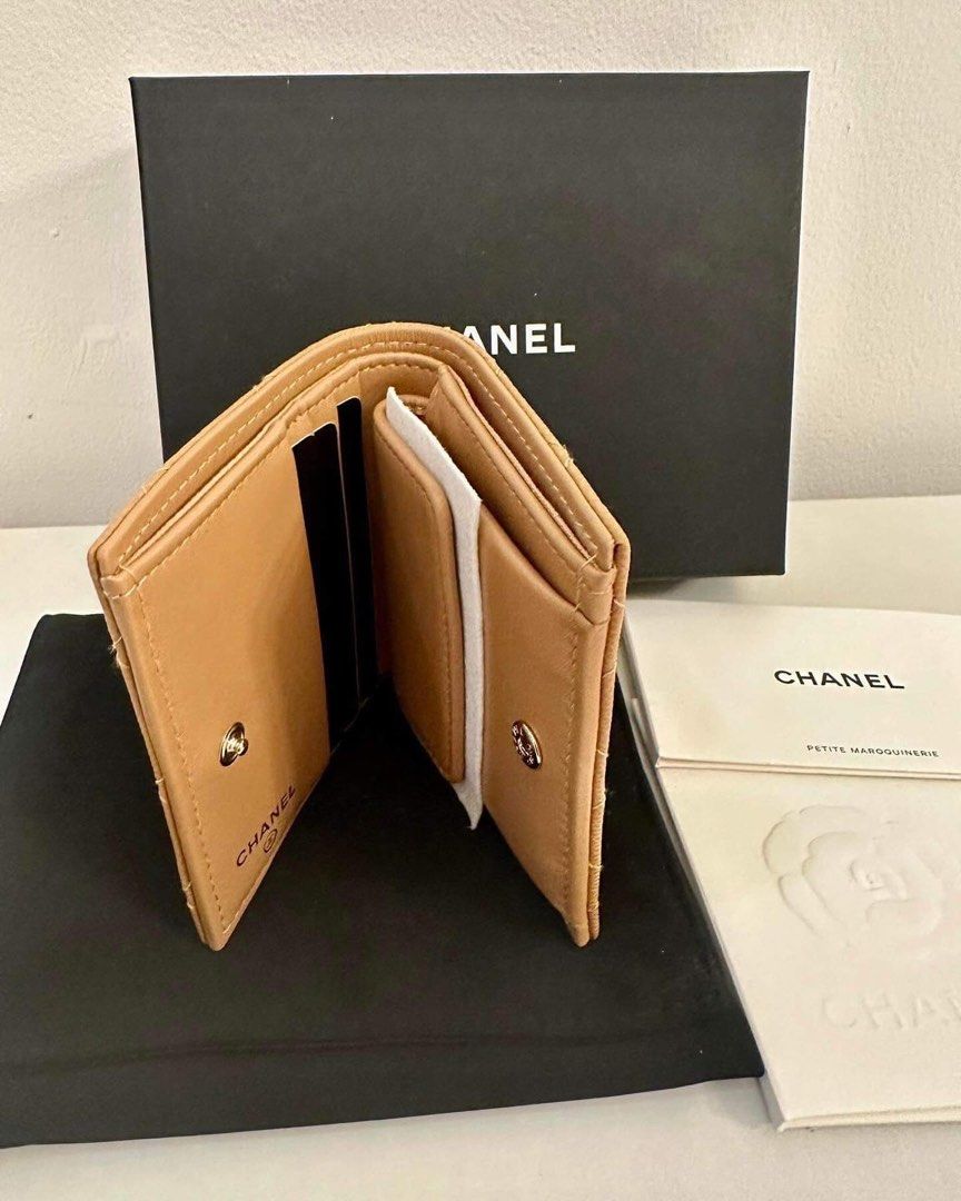 Chanel compact wallet (Category: Luxury Bags & Wallets) located in Cebu City. Submitted by simplyjoyce (Listing ID 1313260644, Image 2). Description: Brandnew Chanel compact wallet with box and receipt 100% original Cebu City onhand.