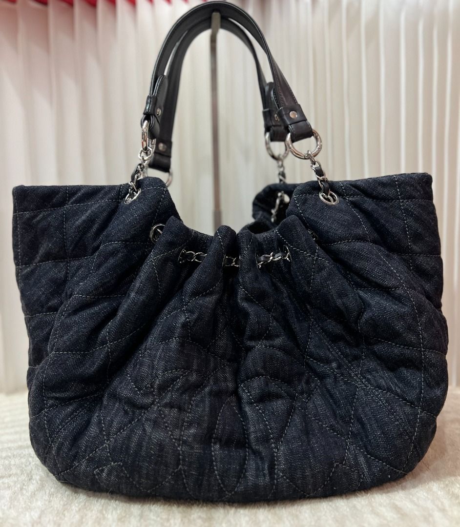 Chanel Quilted Denim Coco Cabas Tote CLEARANCE
