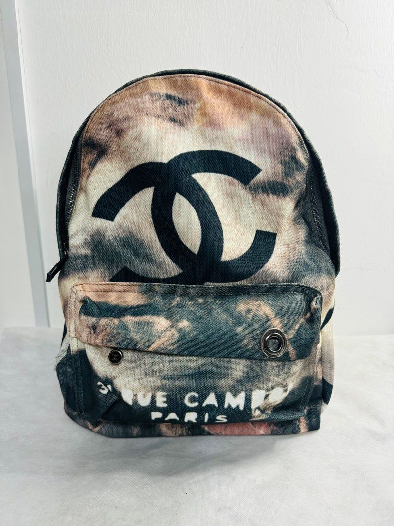 Chanel canvas backpack best sale
