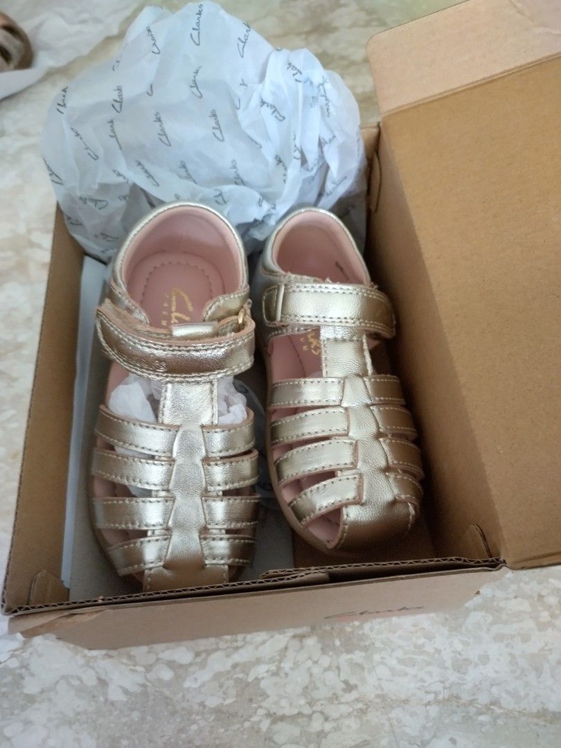 Clarks Kids sandals UK 7 Babies Kids Babies Kids Fashion on Carousell