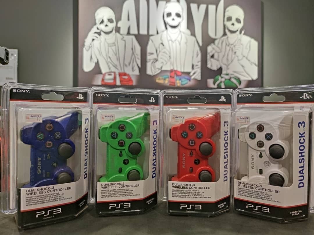 Controller Ps3 [OEM] (Category: Controllers) located in Petaling Jaya. Submitted by aikilyugaming (Listing ID 1313263969, Image 1). Description: Dualshock 3 Wireless Controller for PS3 (oem) Price : Rm49 Colour : Blue / Red /Green / White Self Pickup / Lalamove / Postage Aikilyu Gaming: 60132309633 📍 Address : 5-1 Jalan Camar 4/5A, Seksyen 4 Kota Damansara, 47810 Petaling Jaya, Selangor 📍 Business Hours : Tuesday - Saturday : 10:30am - 7:30pm S