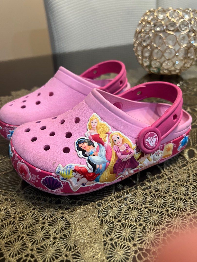 Princess light up crocs cheap