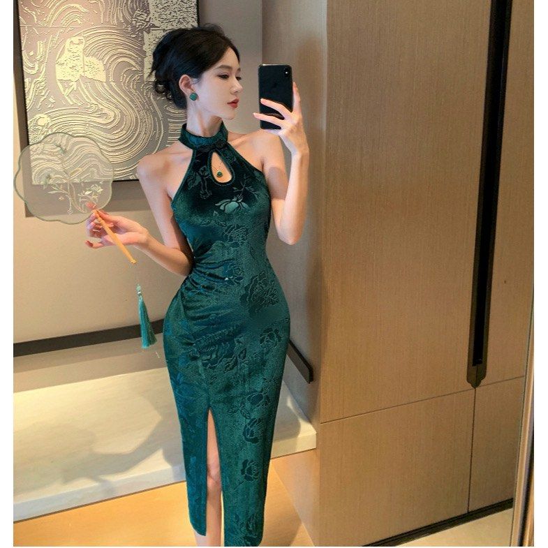 Emerald cheongsam discount
