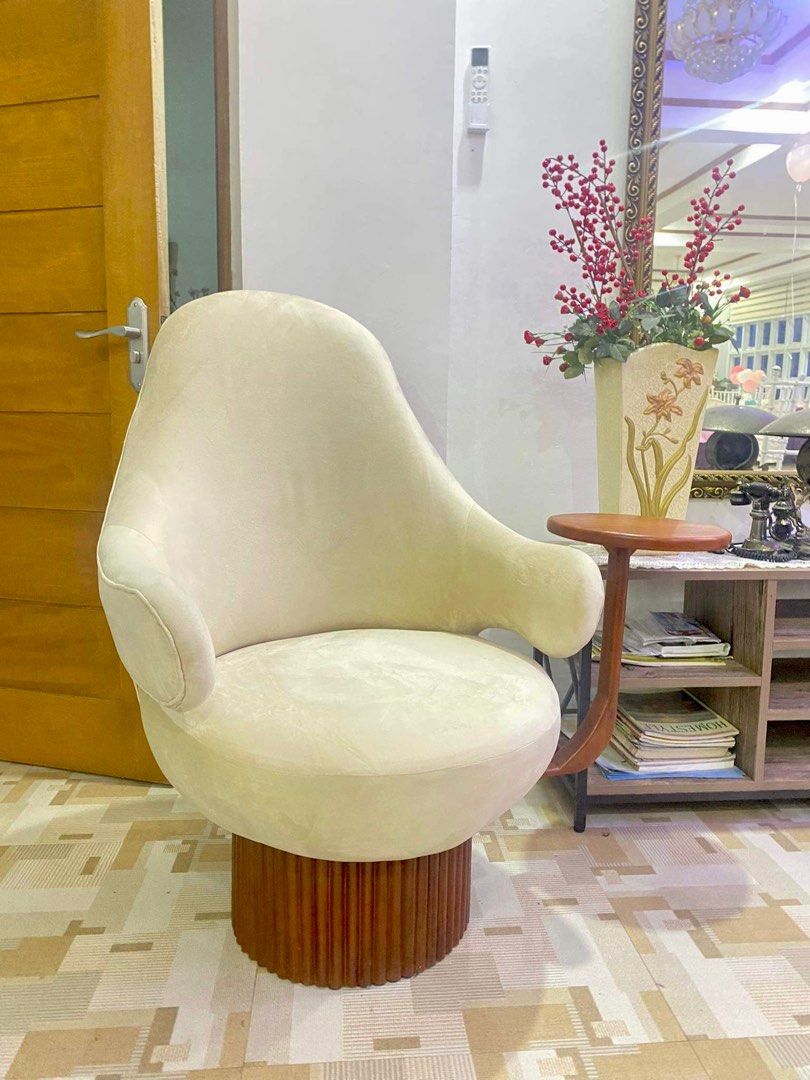Fluted Chair Fluted Chair with movable table, Furniture & Home Living, Furniture ...