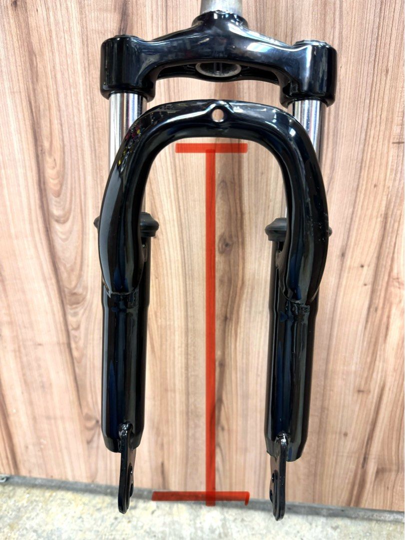 Fork Suspension 16 Inch 28.6mm x 250mm Custom Made for Tyre 16 x 3.0 High Pressure Spring Fork Disc Brake Ebike PAB JI MOVE MC Pro ORCA Mobot Ultra Sports Equipment PMDs E Scooters
