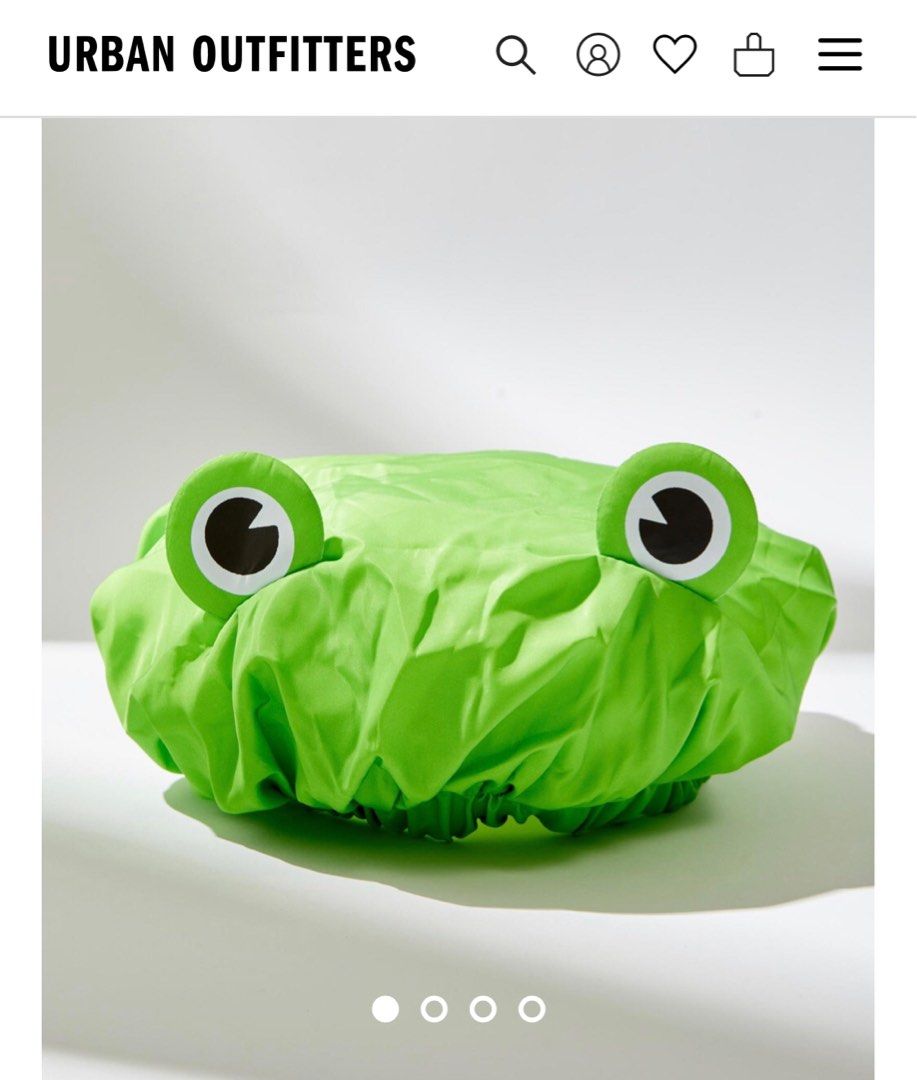 Frog Shower Cap Urban Outfitters Women s Fashion Watches Accessories Other Accessories on Carousell