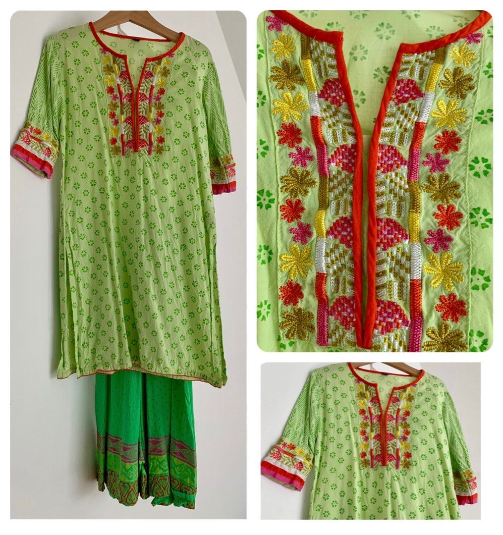 Girl Kids Ethnic Wear Salwar Palazzo Kurta Set. Size 4 5 years. Babies Kids Babies Kids Fashion on Carousell