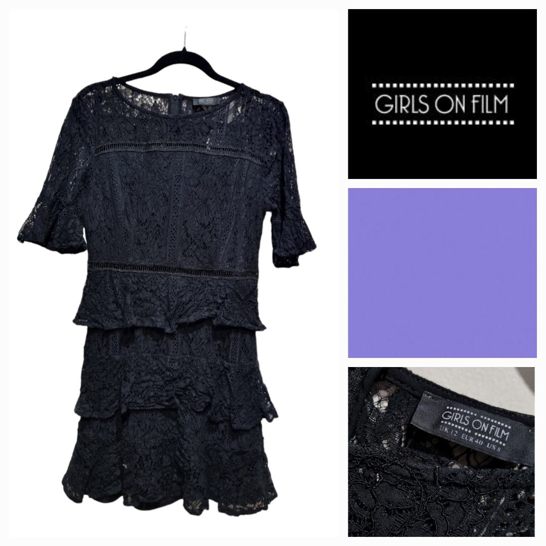 Girls on Film black lace dress Women s Fashion Dresses Sets Dresses on Carousell