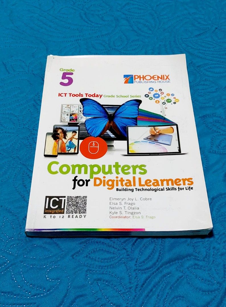 Grade 5 Books (Category: Textbooks) located in Bulacan. Submitted by mich.sells. (Listing ID 1313395055, Image 3). Description: Essential English - P350 Computer for Digital Learners - P450 Masiglang Pamumuhay - P280 Homes Guide English - P300 Price is negotiable.