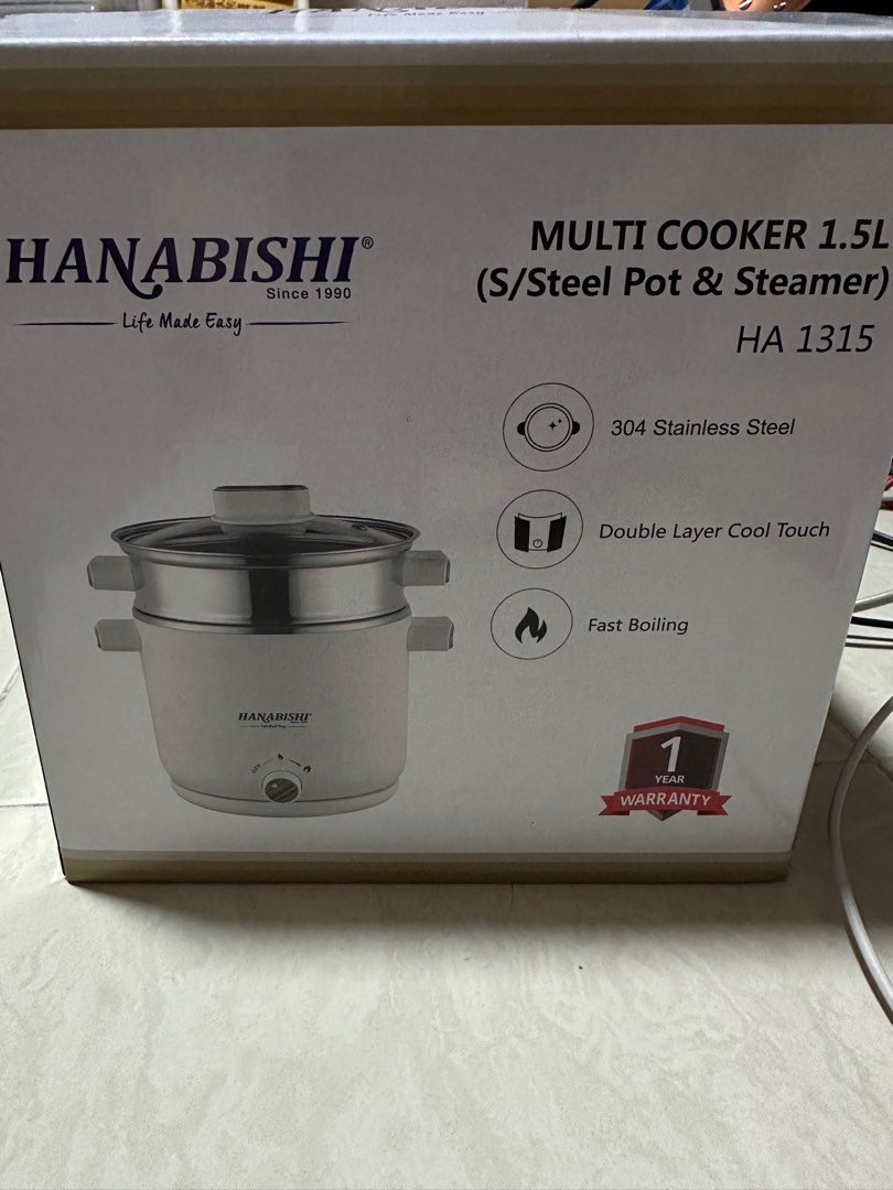Hanabishi multi cooker TV Home Appliances Kitchen Appliances Cookers on Carousell