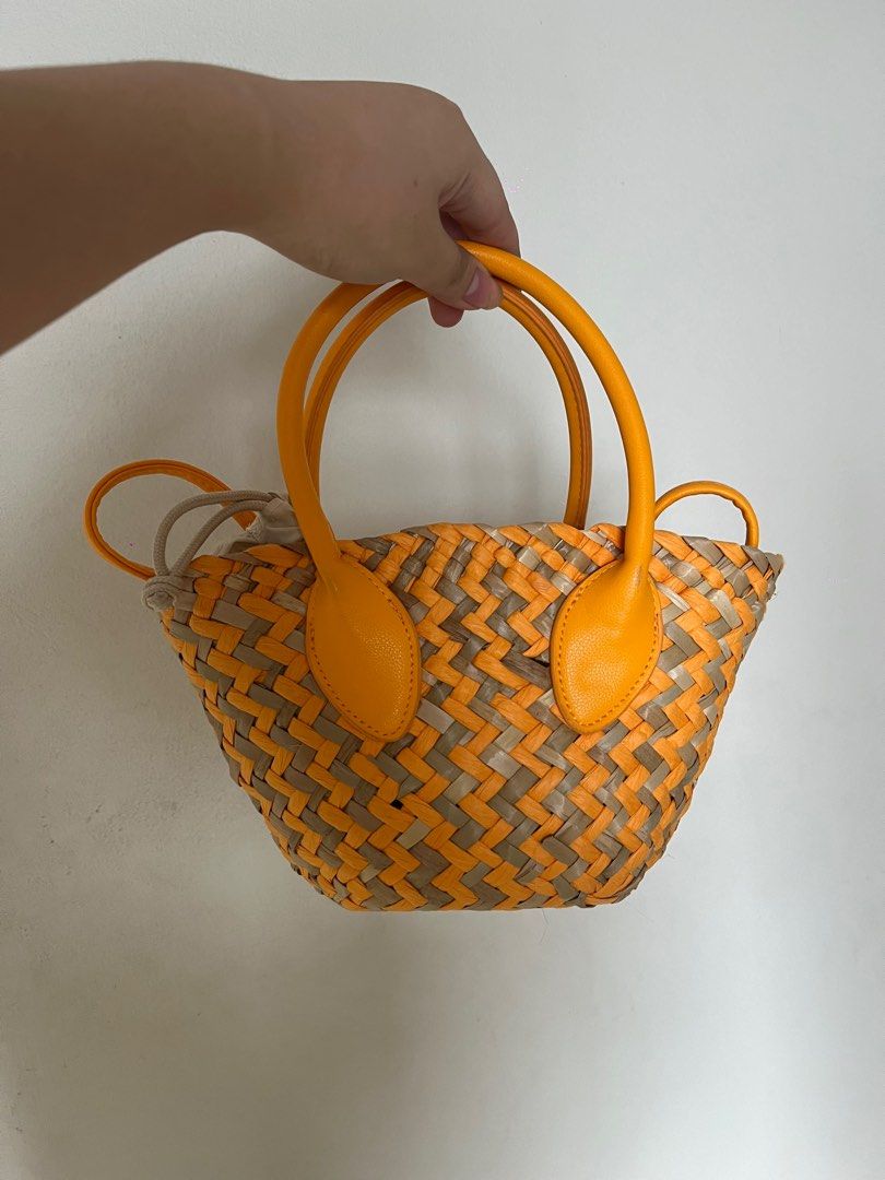 H M Rattan Dual Bag Women s Fashion Bags Wallets Shoulder Bags on Carousell