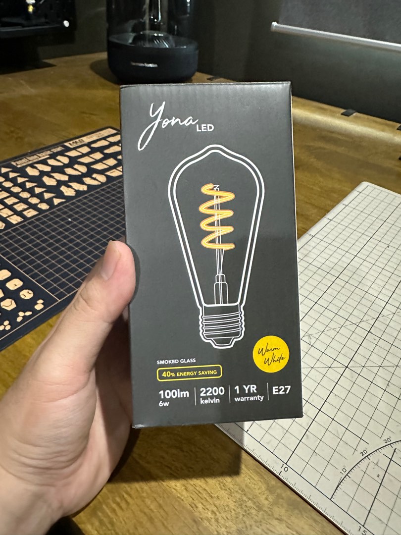 HOOGA Yona LED Light Bulb, Furniture & Home Living, Lighting & Fans