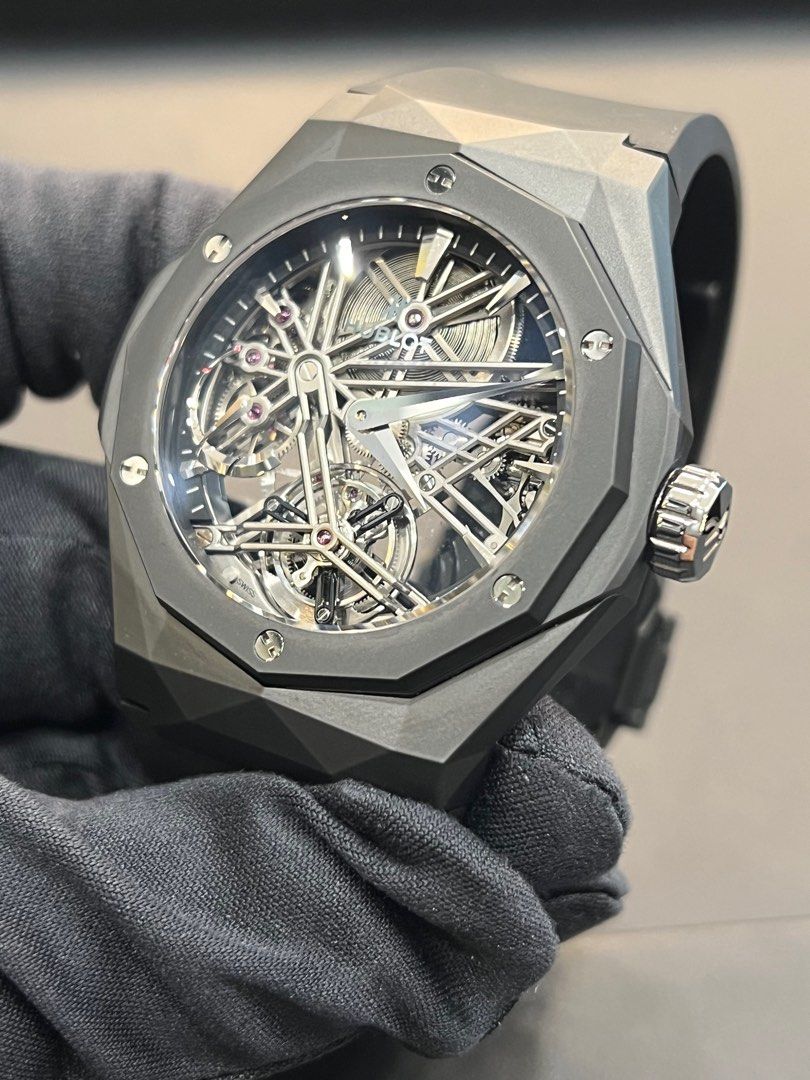 Hublot Classic Fusion Tourbillon Power Reserve 5 days Orlinski Black Magic 45mm BRAND NEW