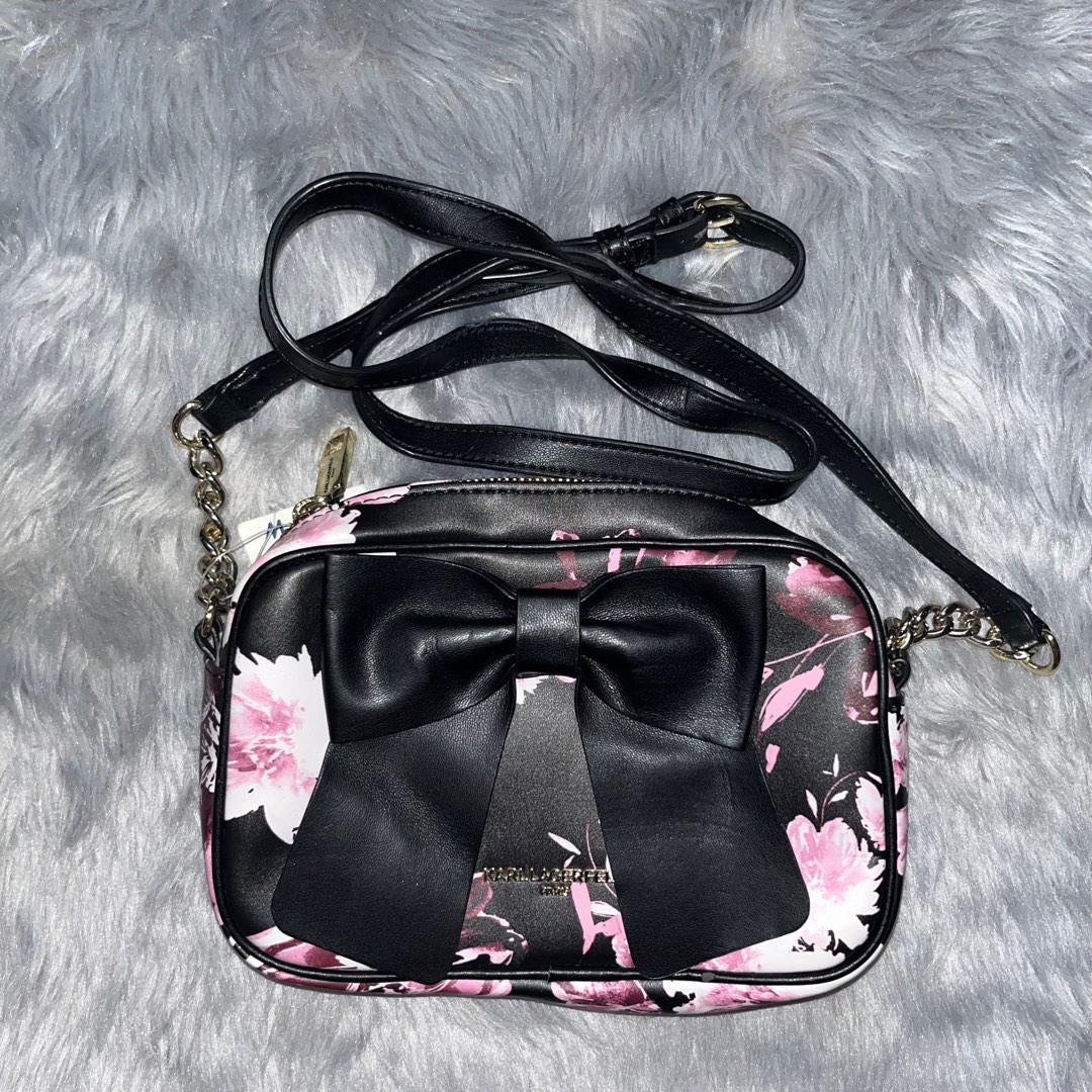 Karl lagerfeld bag with bow top