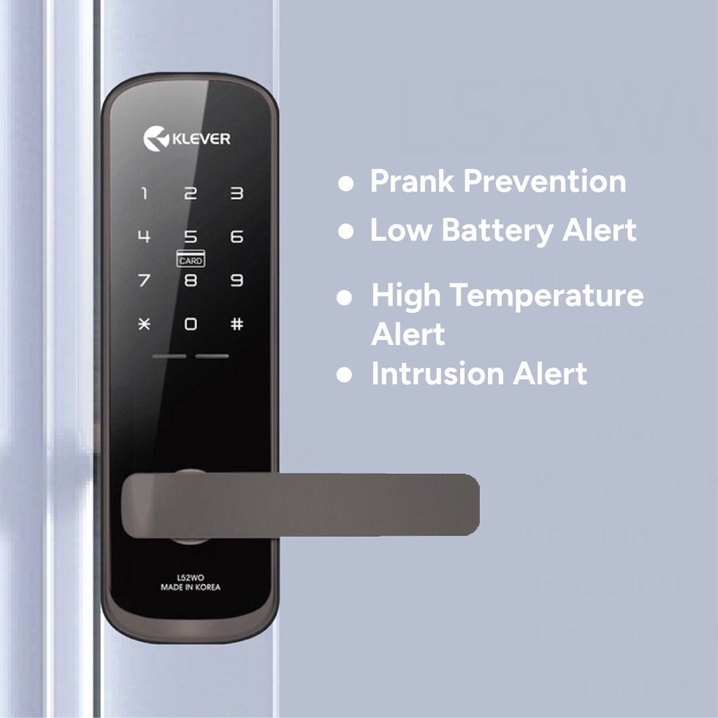 Klever L52WO Smart Digital Office Door Lock Made In Korea, Furniture ...