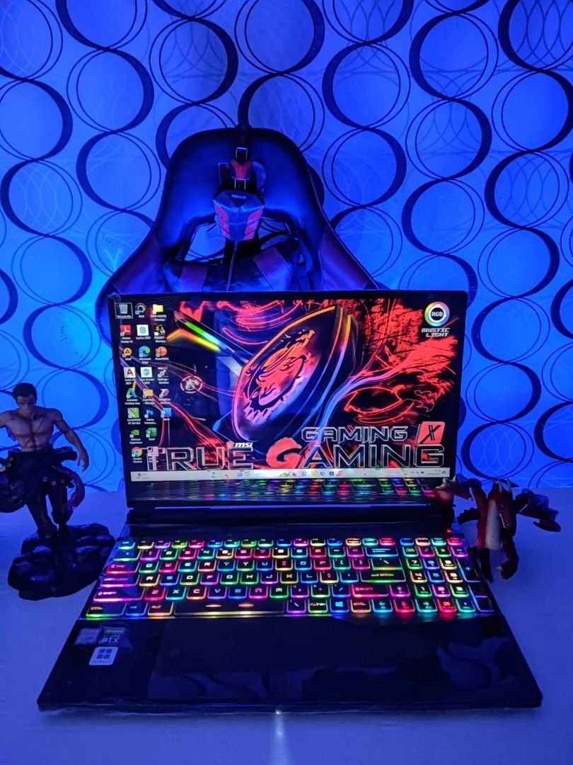 Laptop MSI RAIDER GL65 9SEK FULSET NVIDIA RTX VGA 6Gb [RAM 24GB/512Gb  NVIDIA RTX 2060 VRAM 6GB]