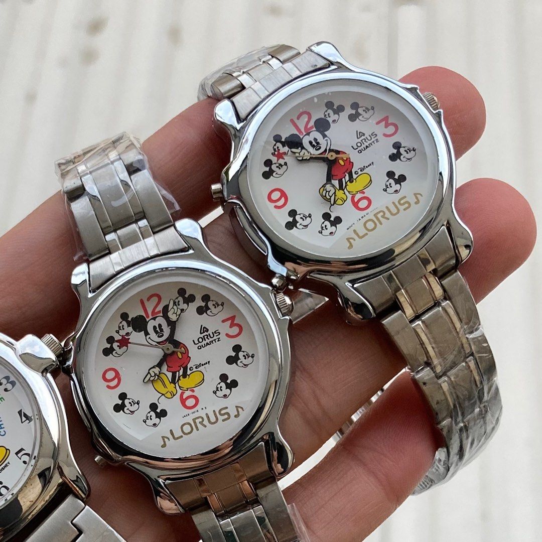 Lorus seiko mickey mouse watch on sale