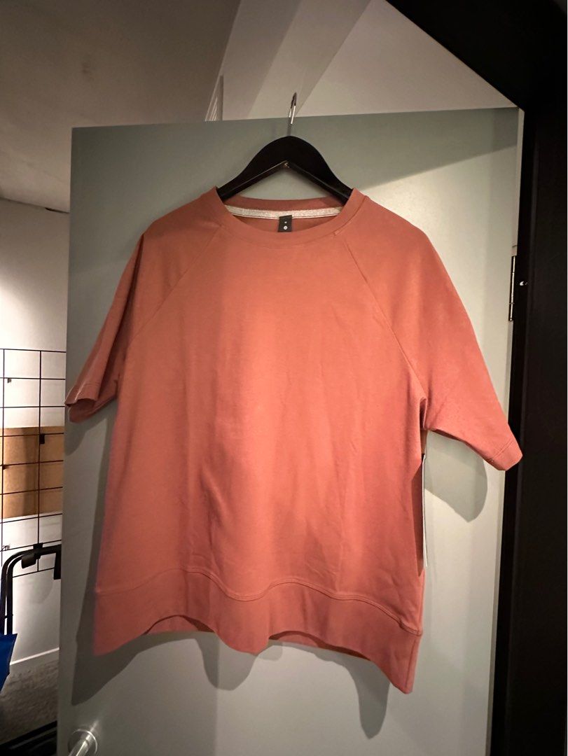 Lululemon heavyweight crepe short sleeve shirt Men s Fashion Tops Sets Tshirts Polo Shirts on Carousell