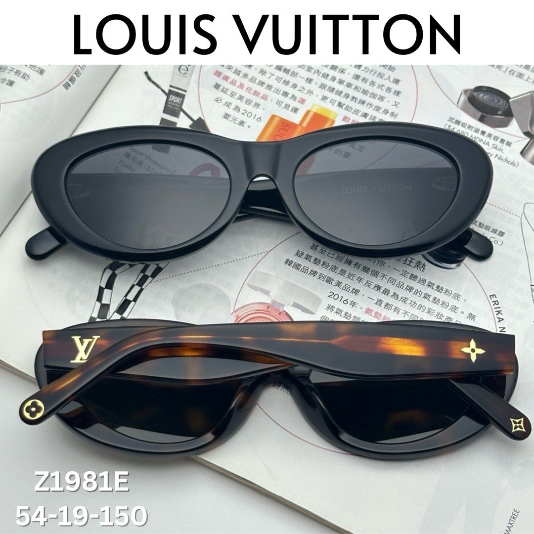 Ready Stock) LV Oval Sunglasses Z1981E 54-19-150, Women's Fashion